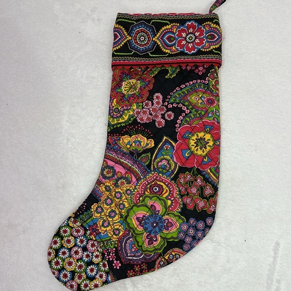 Vera Bradley Christmas Stocking Quilted Floral - Picture 5 of 7